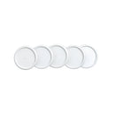 Discos e Elástico 3.1cm Branco Caderno Inteligente