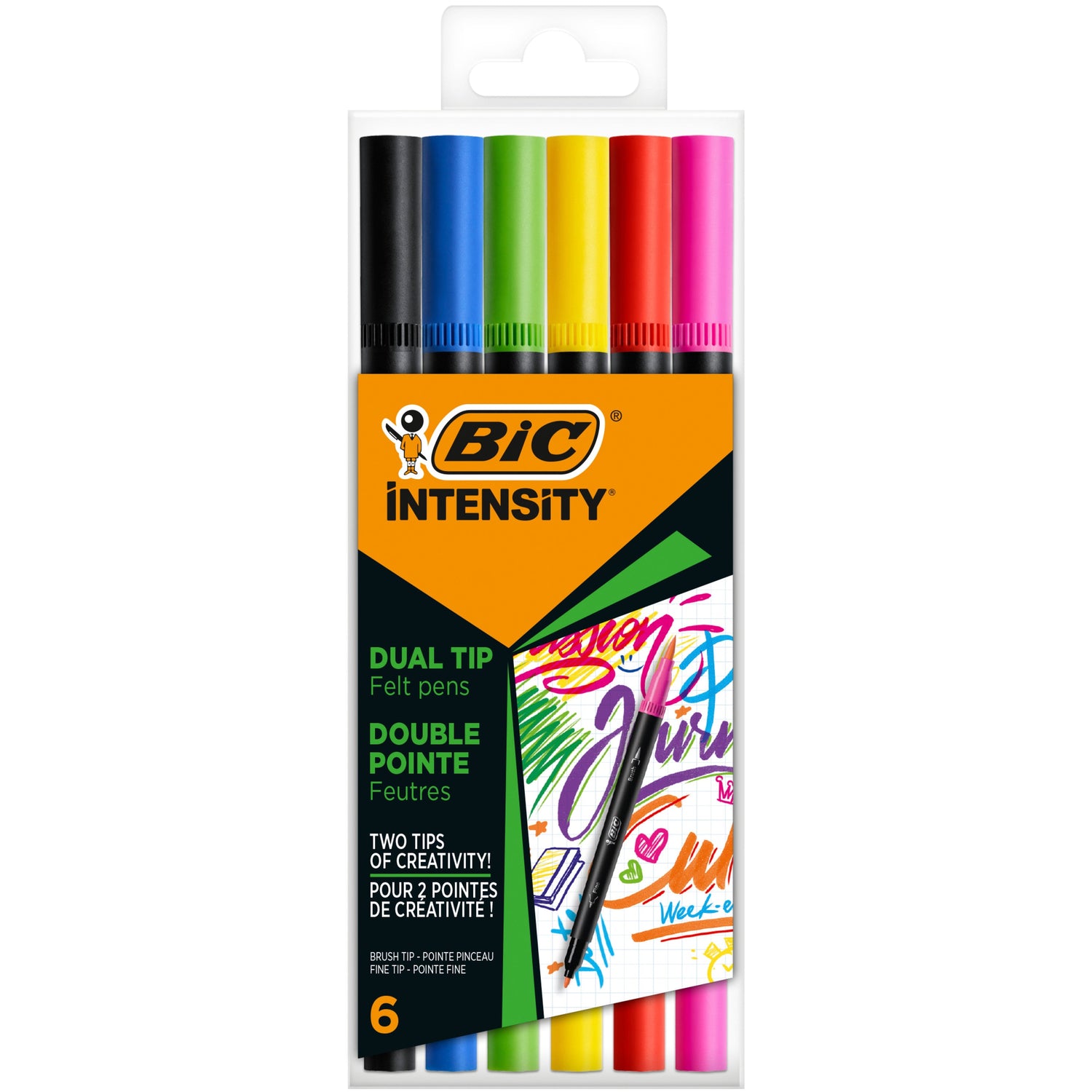 Marcadores de Colorir Intensity Duas Pontas Bic