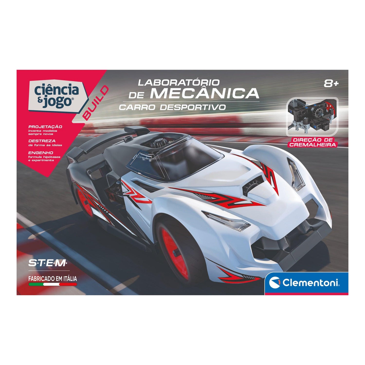 Clementoni - Kit Laboratório de Mecânica Carro Desportivo