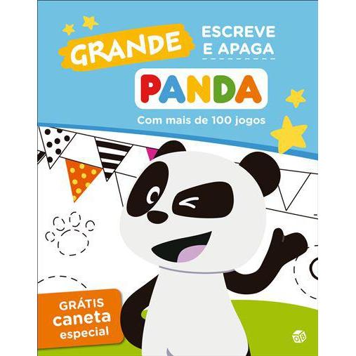 Panda - Escreve e Apaga - Livro de Atividades com Oferta de Caneta Especial