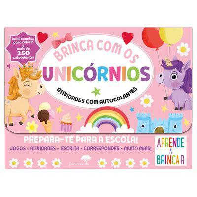 Brinca com os Unicórnios   Atividades com Autocolantes