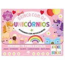 Brinca com os Unicórnios   Atividades com Autocolantes
