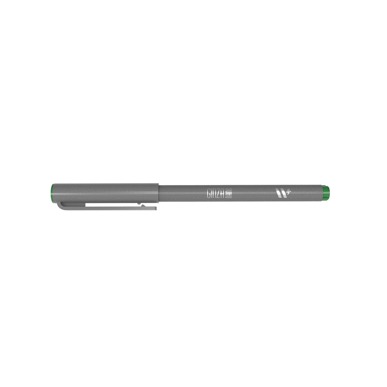 Marcador Ginza Nano Brush Pen Verde Amazona
