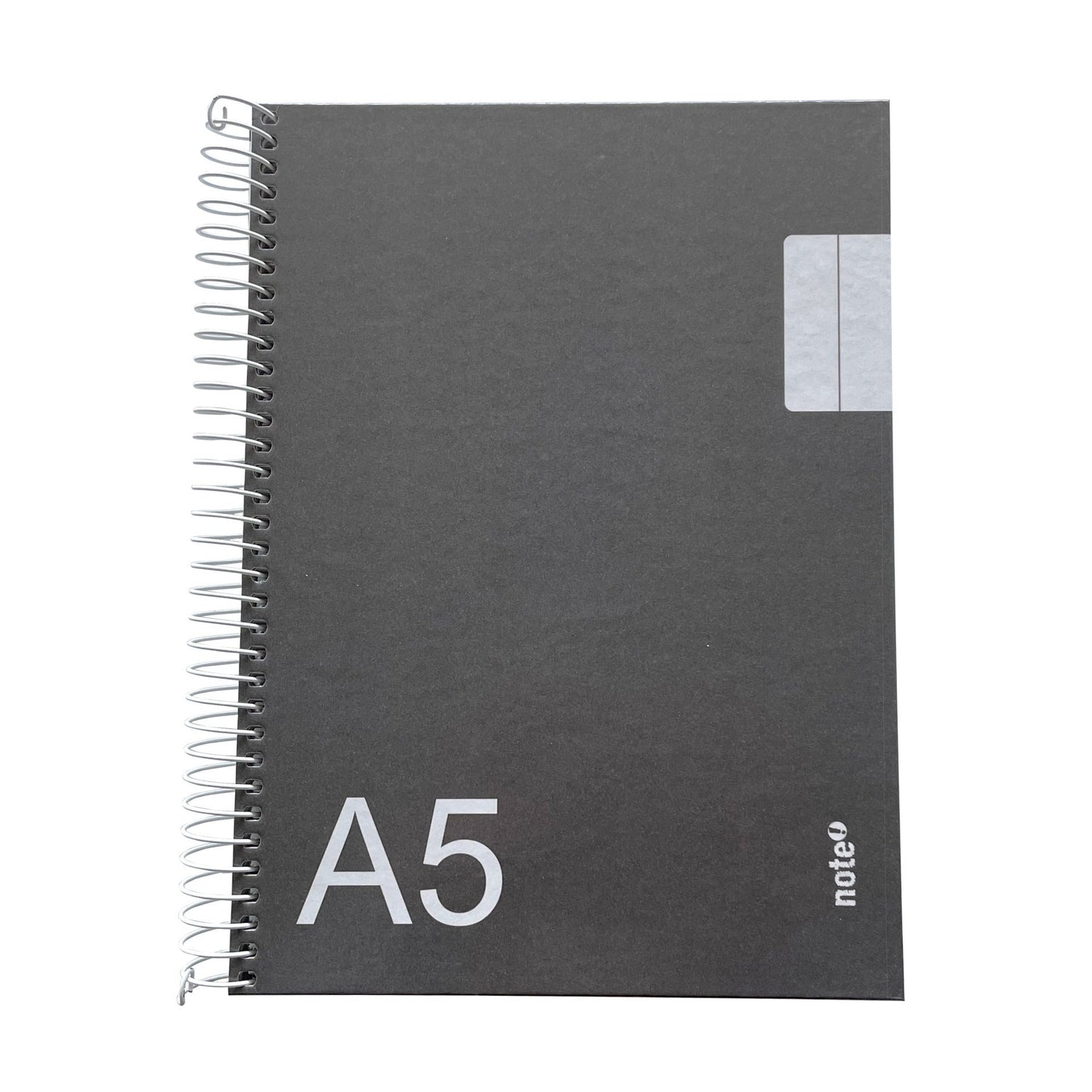 Caderno Espiral A5 Quadriculado Cinza Note!