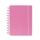 Caderno Smart com Elástico Espiral A4 Pautado Rosa Talia