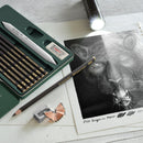 Lápis Grafite Pitt Matt Caixa Metal 8 unidades Faber Castell