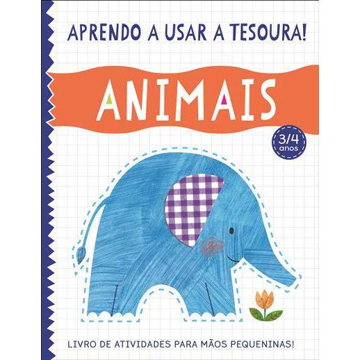 Aprendo a Usar a Tesoura! Animais de Amanda Lott