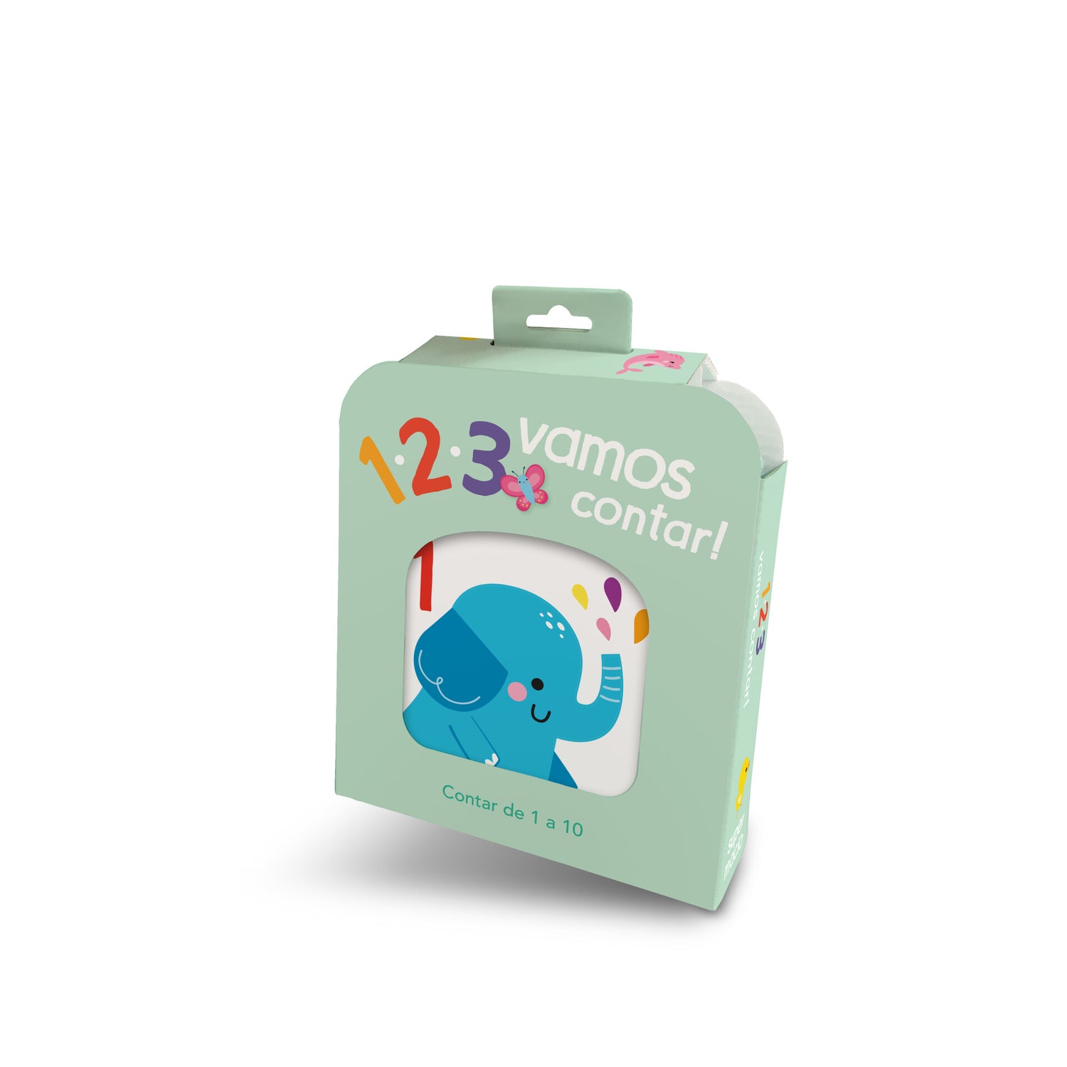 1-2-3 Vamos Contar-Elefante-Verde de Yoyo Books