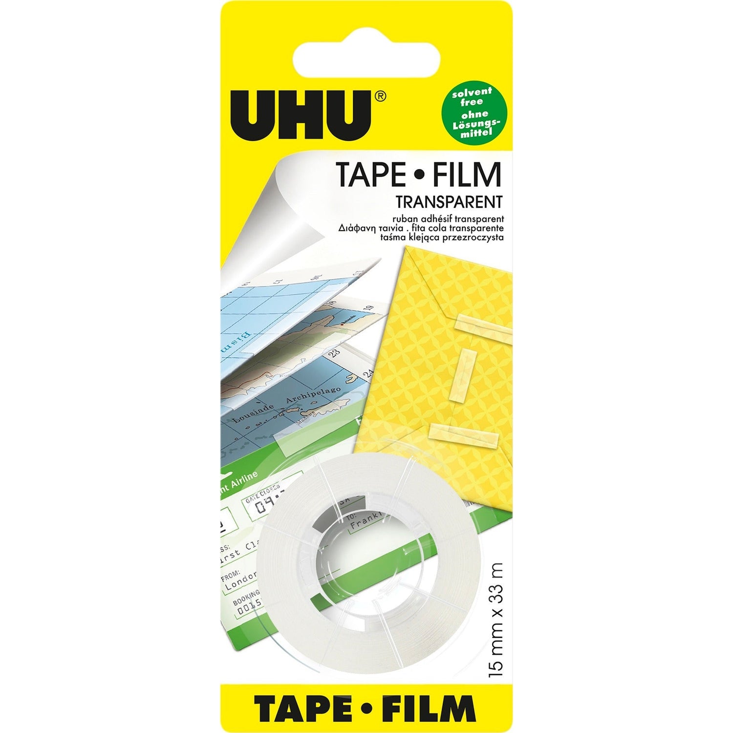 Recarga Fita Cola Transparente 33m x 15mm UHU