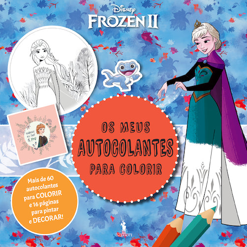 Os Meus Autocolantes para Colorir - Frozen 2