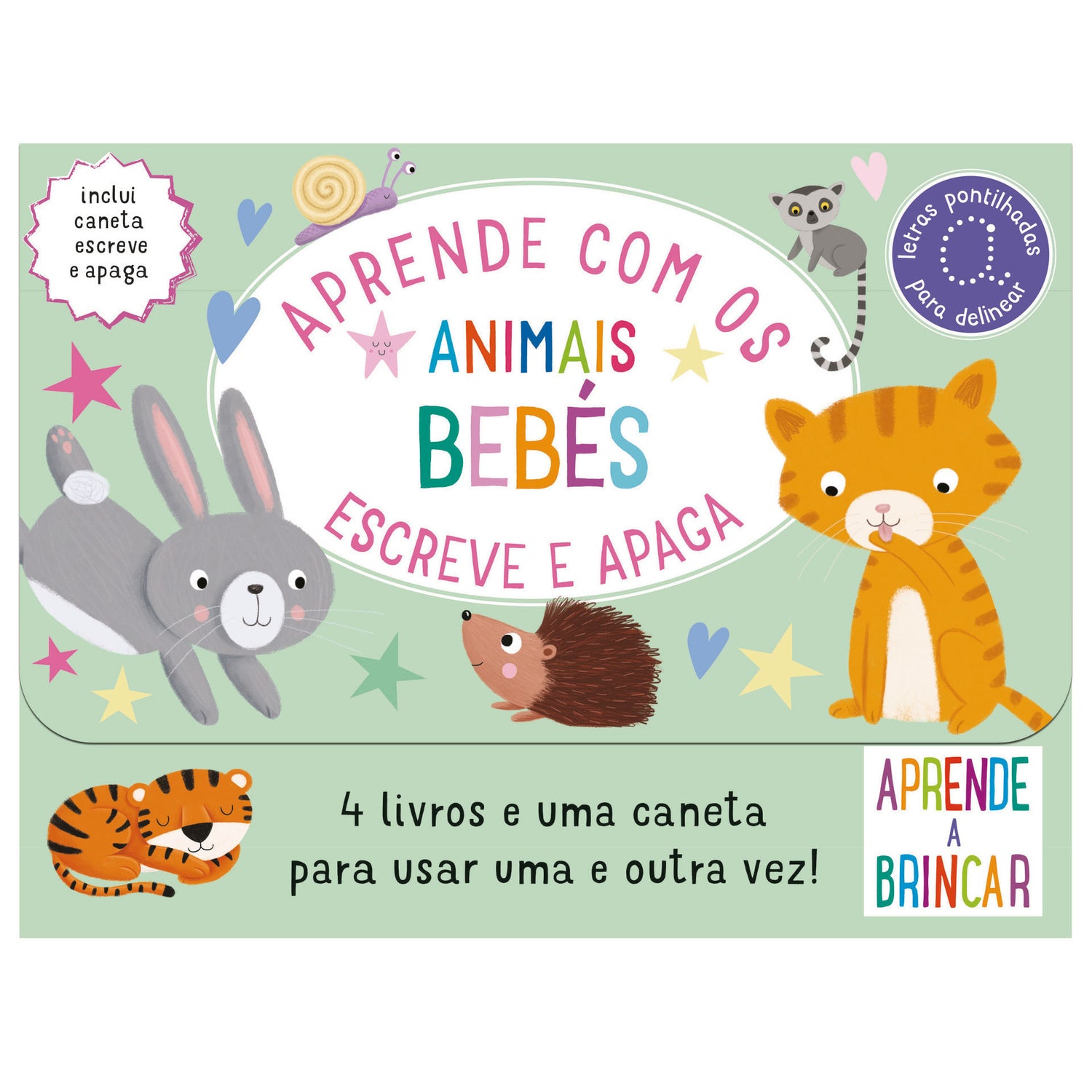 Aprende com os Animais Bebés - Escreve e Apaga