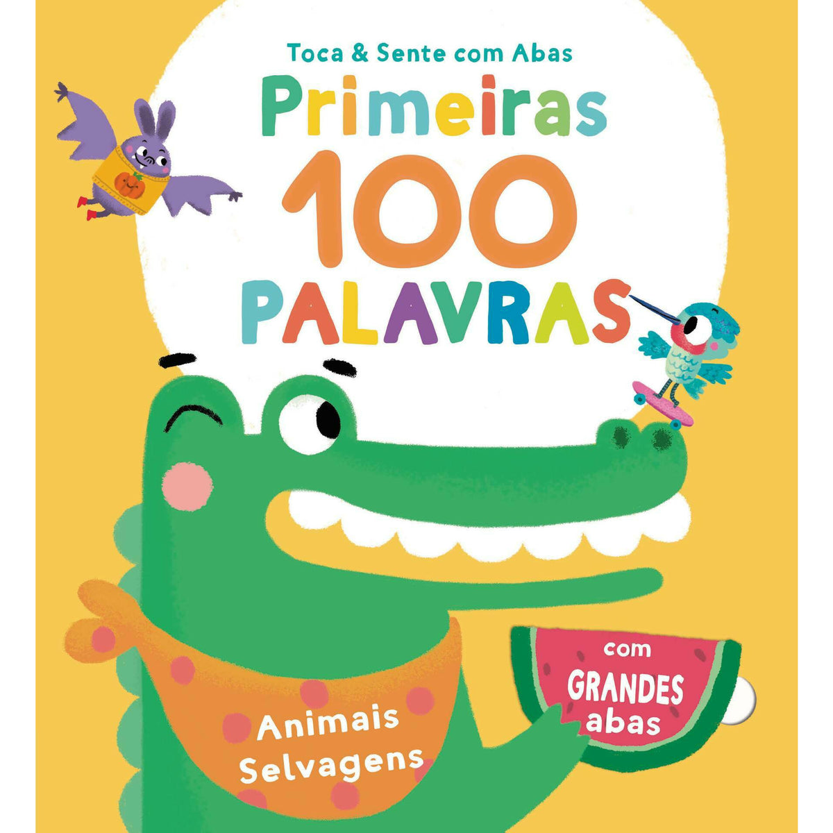 Primeiras 100 Palavras - Toca & Sente - Animais Selvagens de Yoyo Books
