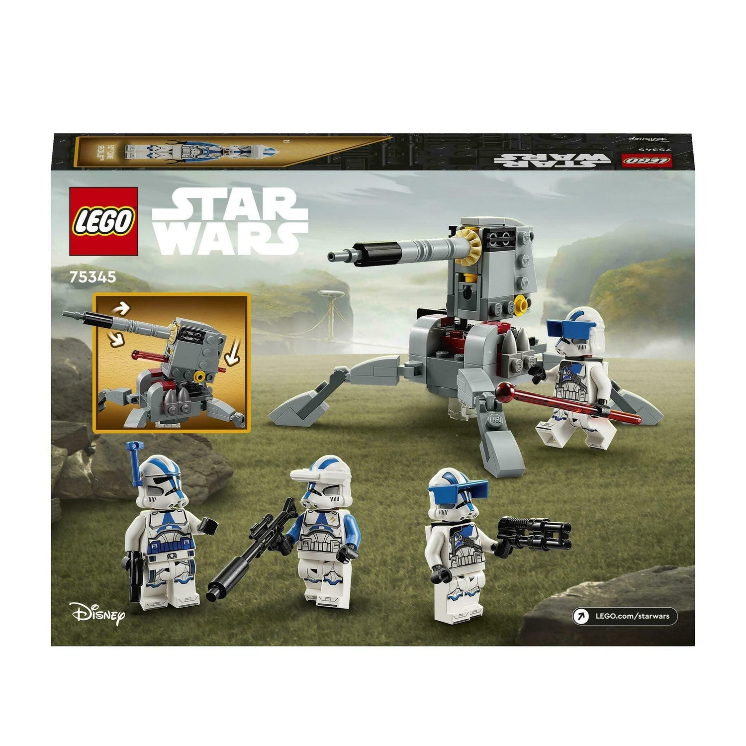 LEGO Star Wars - Pack de Combate Clone Troopers da 501ª - 75345