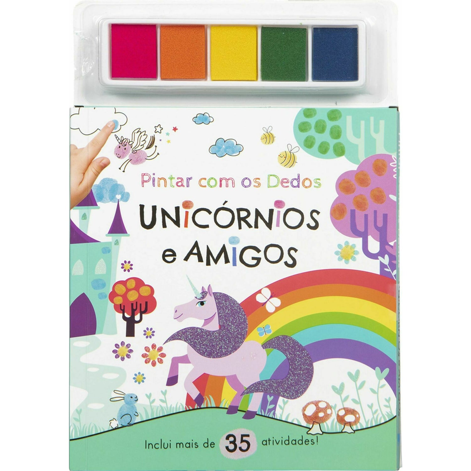 Pintar com os Dedos - Unicórnios e Amigos