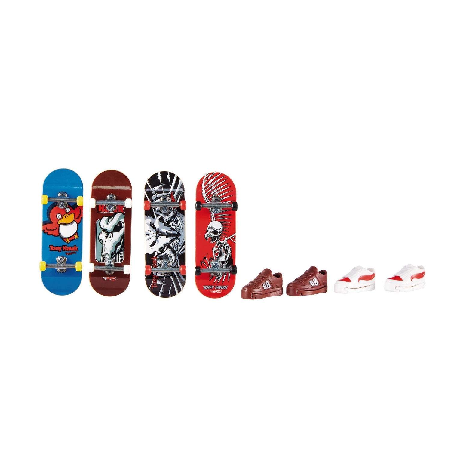 Hot Wheels - Pack 4 Skates (artigo sortido)
