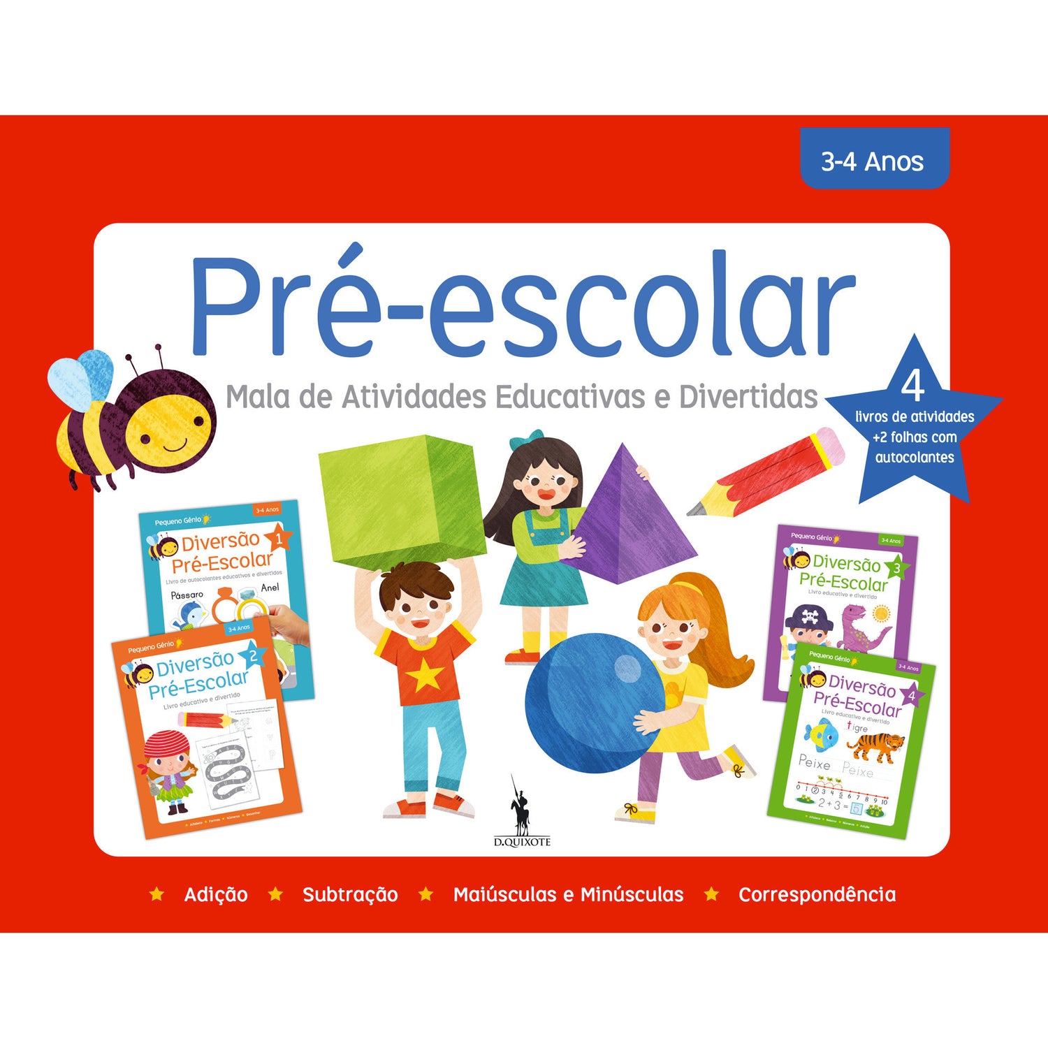 Pré-Escolar - Mala de Atividades Educativas e Divertidas de Vários Autores
