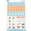 Conjunto de Stickers Talia