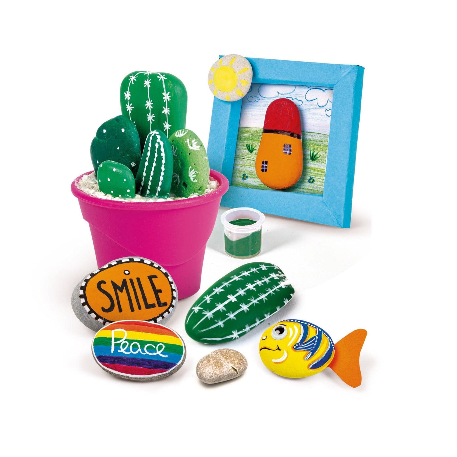Clementoni - Kit Idea Criações em Pedras