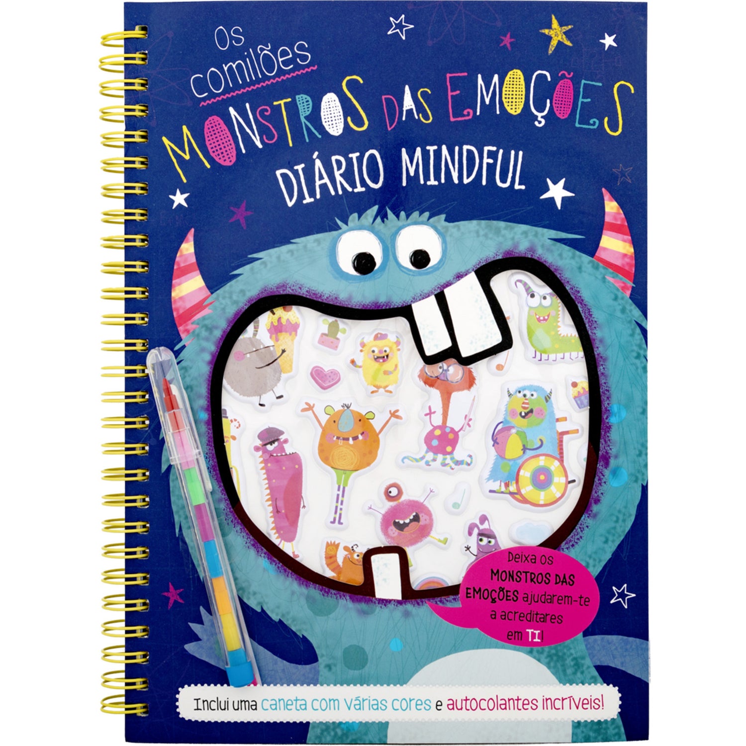 Os comilões Monstros das Emoções - Diário Mindful