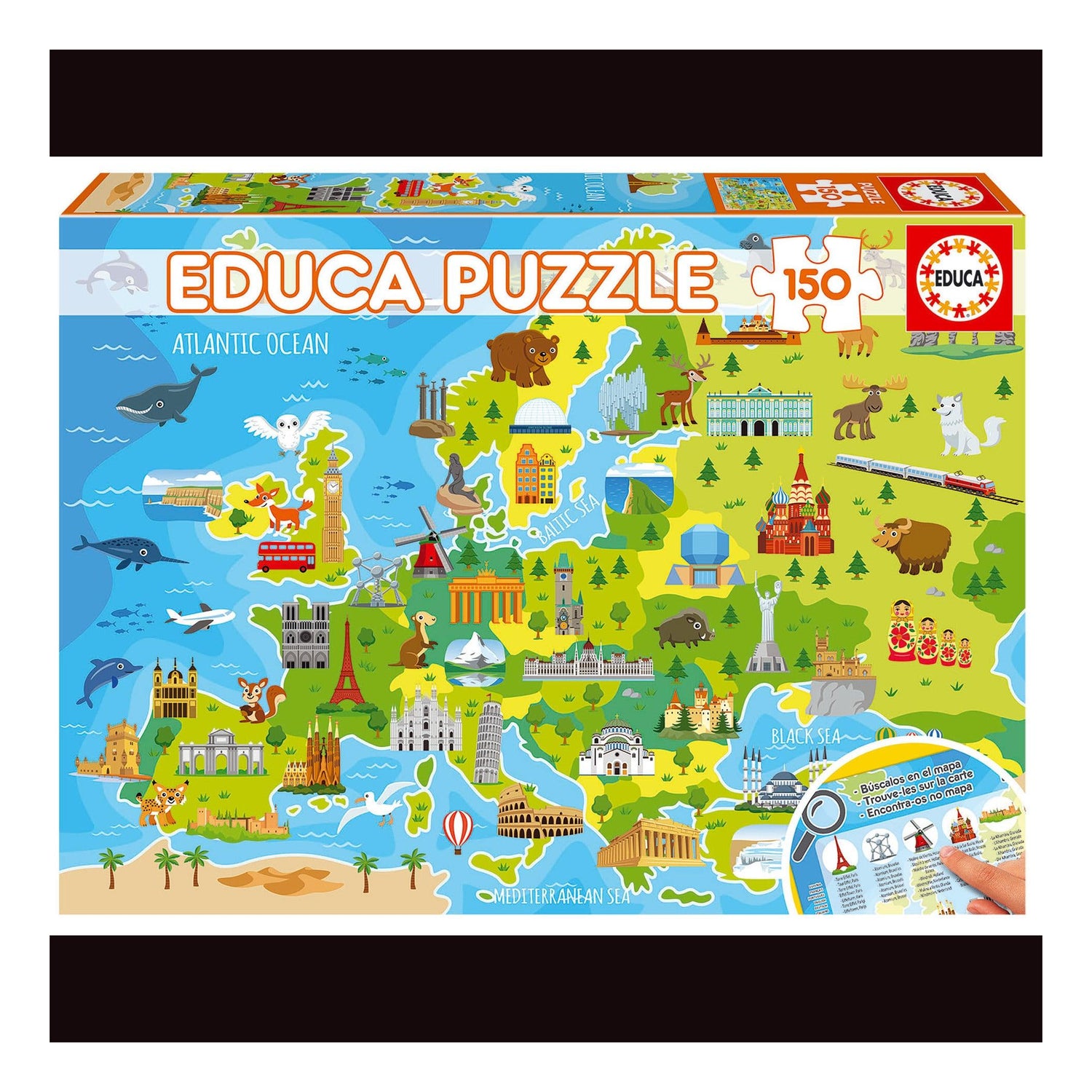 Educa - Puzzle Mapa da Europa 150 Peças