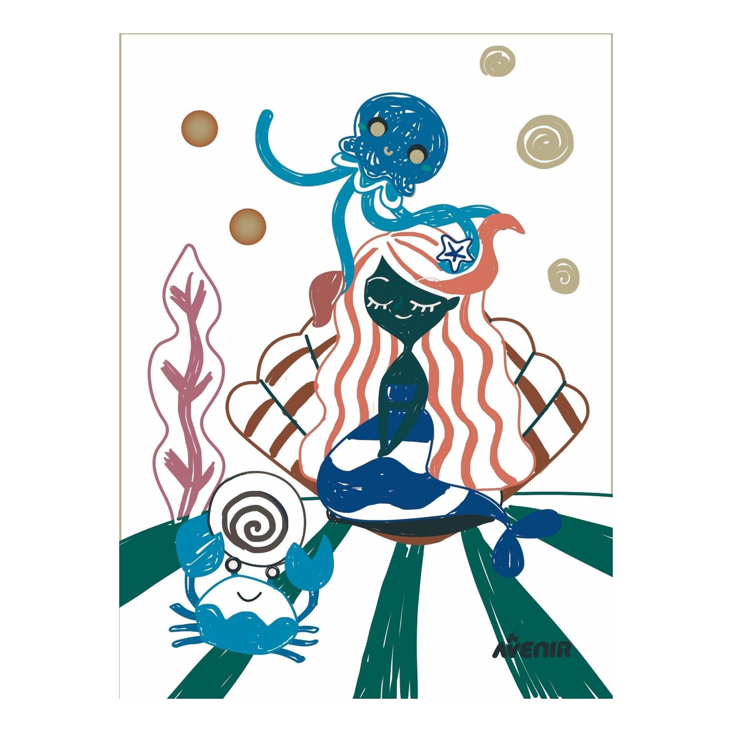 Sigtoys - Scratch Magic My Little Mermaid