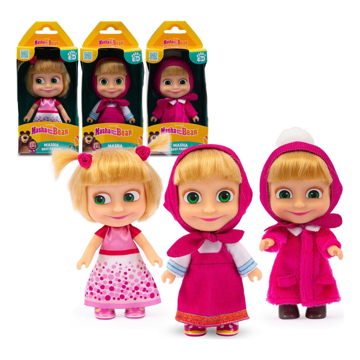 Masha e o Urso - Figura Masha 10cm