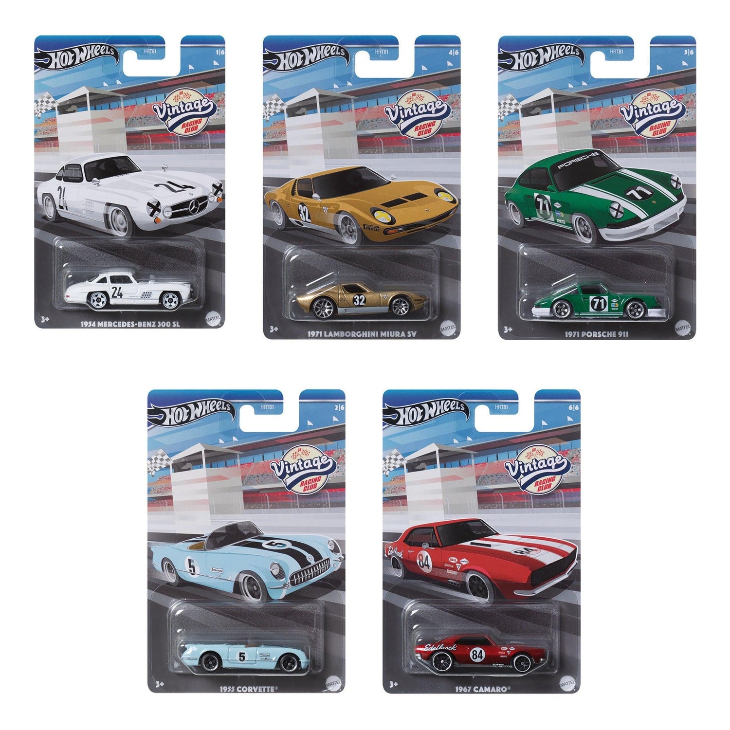Hot Wheels - Carros Vintage 1:64 (artigo sortido)