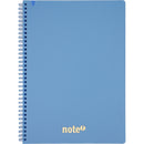 Caderno Soft Espiral A4 Quadriculado (várias cores) Note!