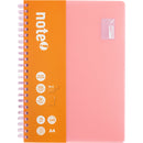 Caderno Multidisciplinar com Elástico Espiral A4 Pautado Note!
