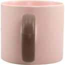 Caneca Rosa Hello com Asa Castanha