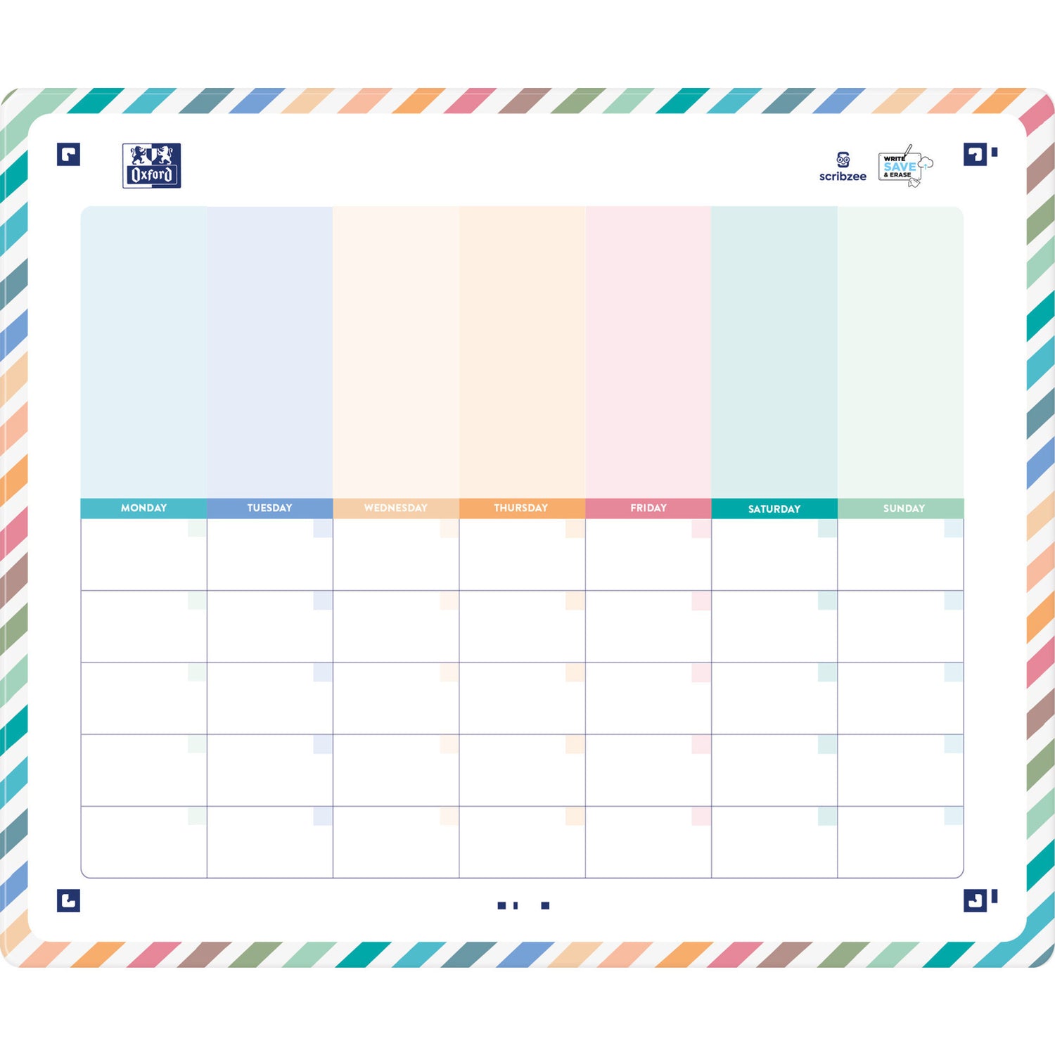 Quadro Magnetico Planner Semanal/Mensal Oxford