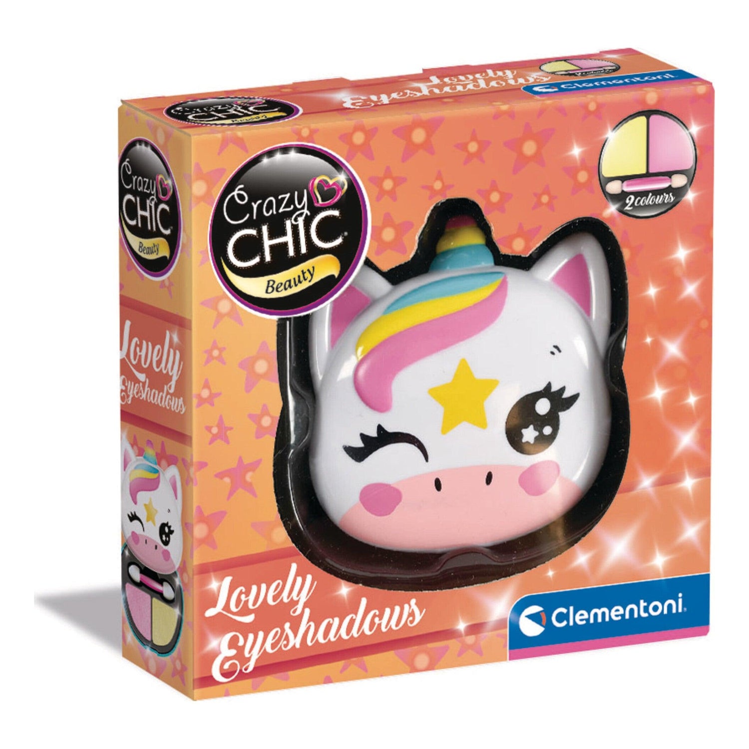 Clementoni - Mini Kit de Sombras Crazy Chic (artigo sortido)