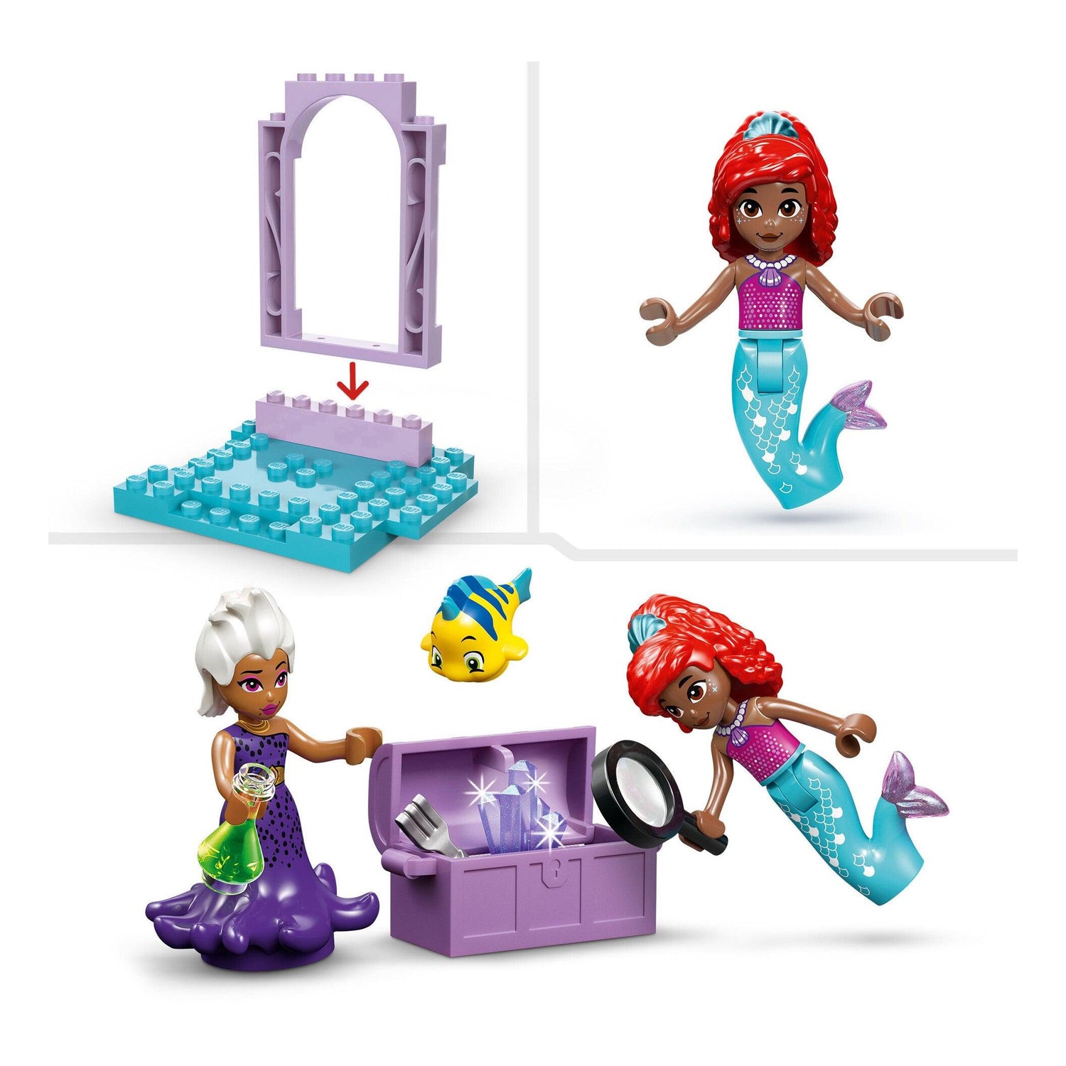 LEGO Disney - Caverna de Cristal da Ariel - 43254