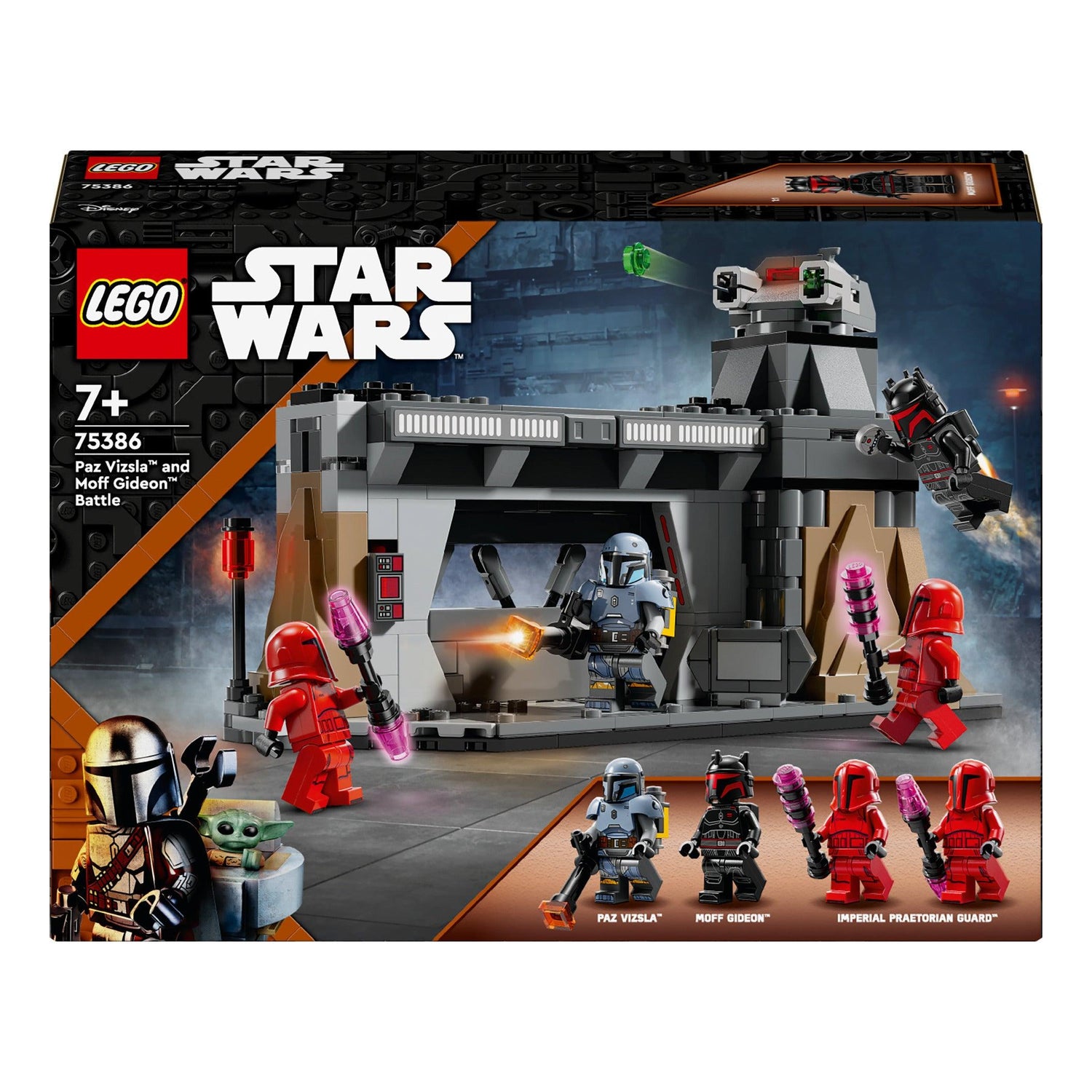 LEGO Star Wars - Batalha entre Paz Vizsla e Moff Gideon - 75386