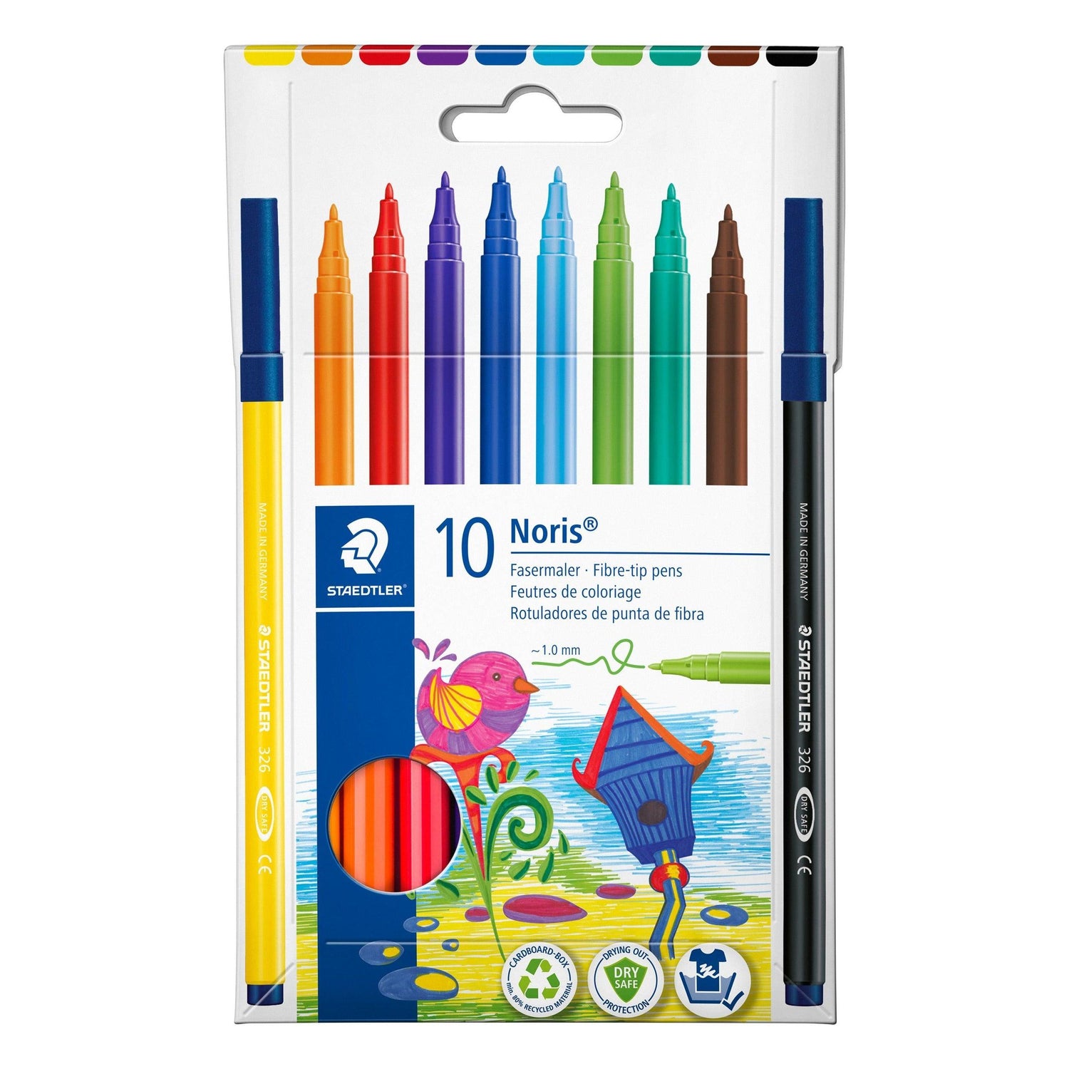 Marcadores de Colorir Ponta de Fibra Noris 326