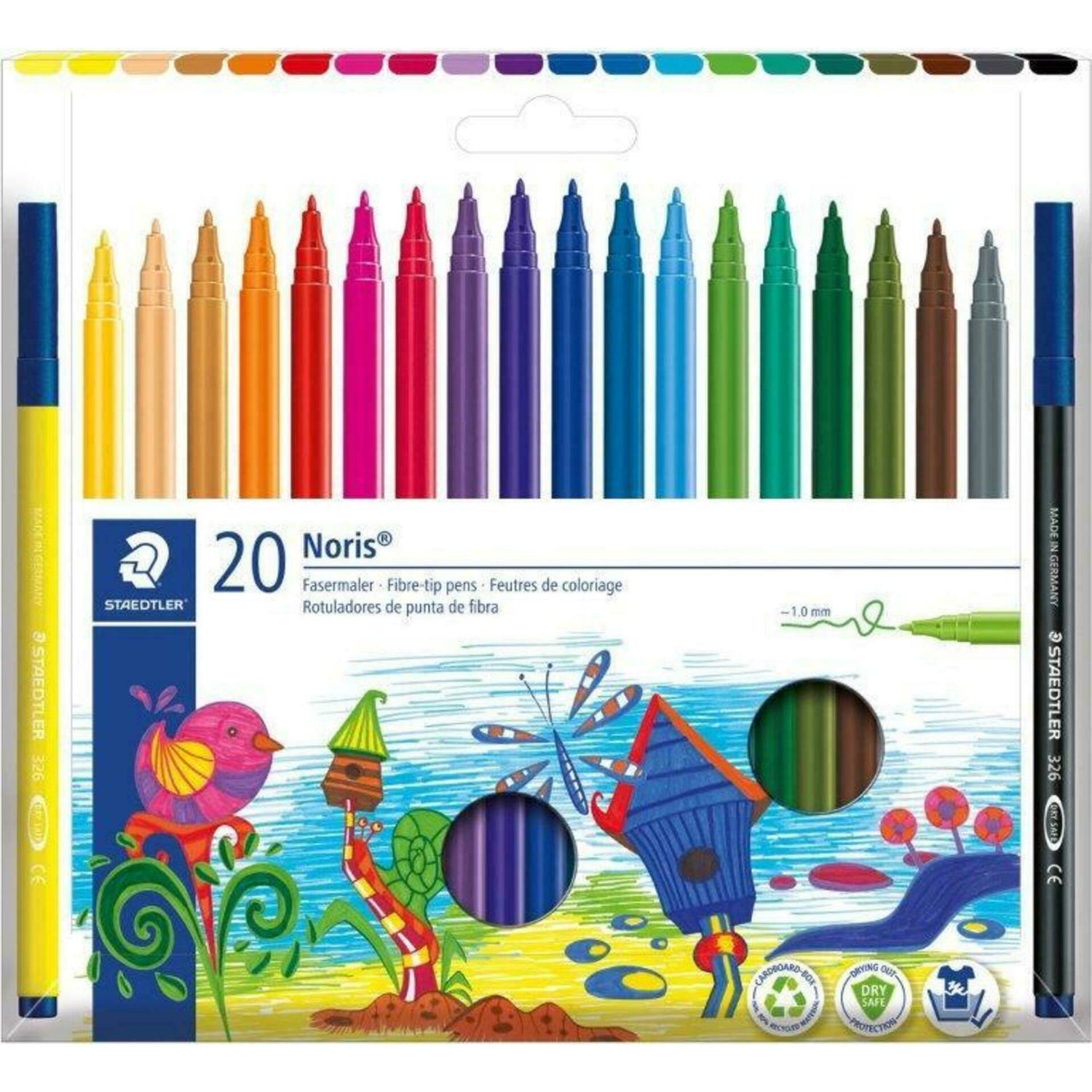 Marcadores de Colorir Ponta de Fibra Noris 326