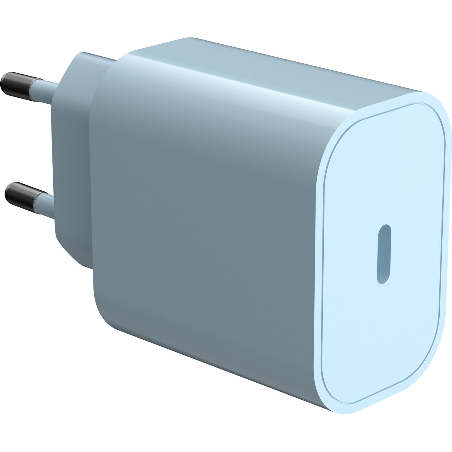 Tomada Usb-C  Azul Aqua Sky