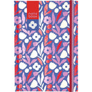 Caderno Espiral A5 Capa Dura Liso 96F com Elast Flower