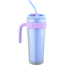 Caneca Happiness Azul e Lilás