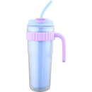 Caneca Happiness Azul e Lilás