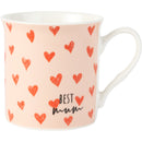 Caneca Corações Best Mum