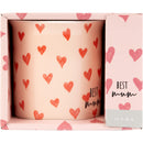 Caneca Corações Best Mum