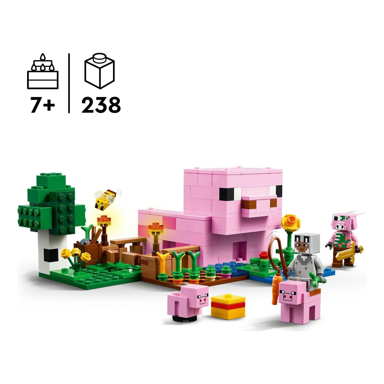 LEGO Minecraft - A Casa do Porco Bebé - 21268