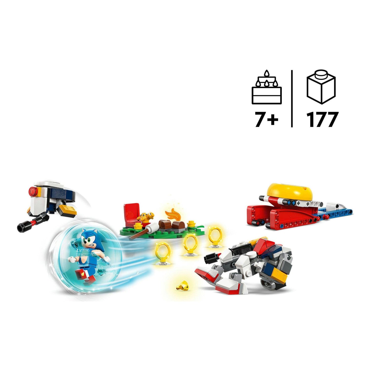 LEGO Sonic The Hedgehog - Confronto no Acampamento do Sonic - 77001