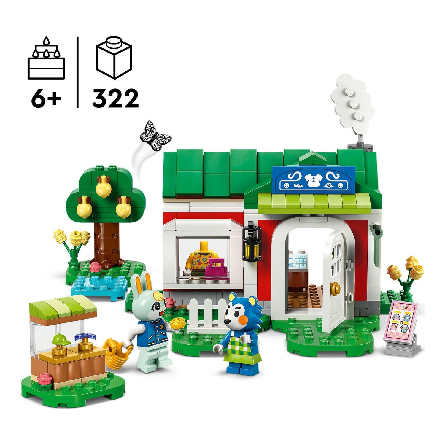 LEGO Animal Crossing - Alfaiataria Able Sisters - 77055