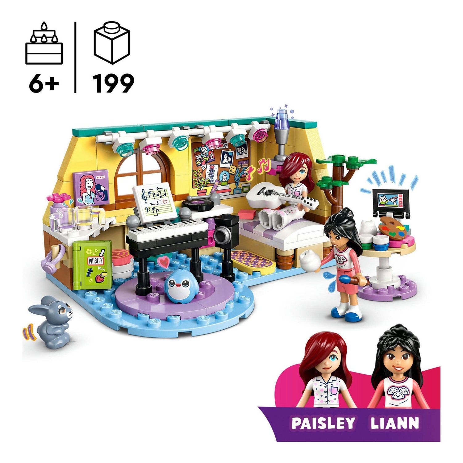 LEGO Friends - Quarto da Paisley - 42647