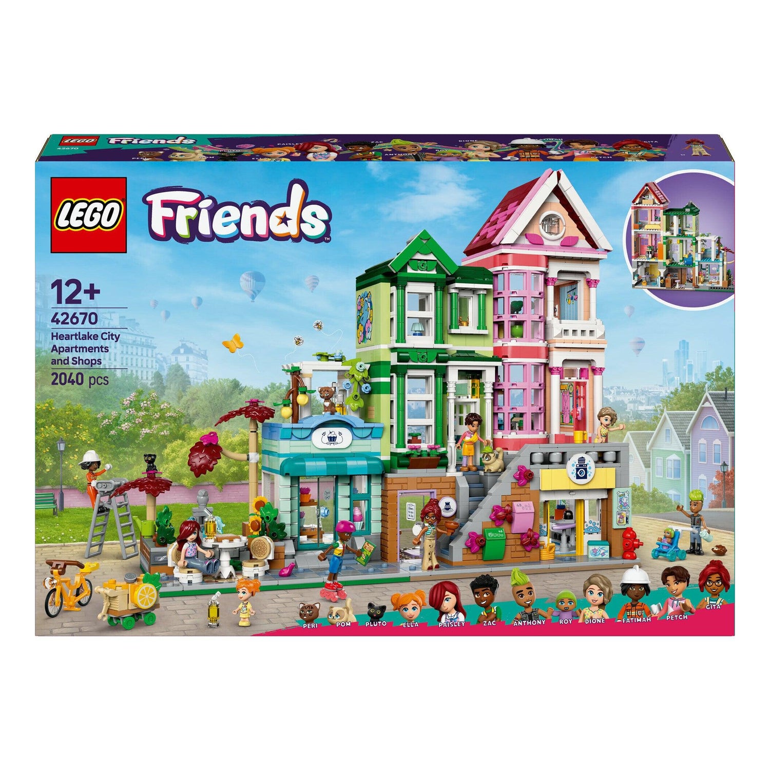 LEGO Friends - Apartamentos e Lojas de Heartlake City - 42670
