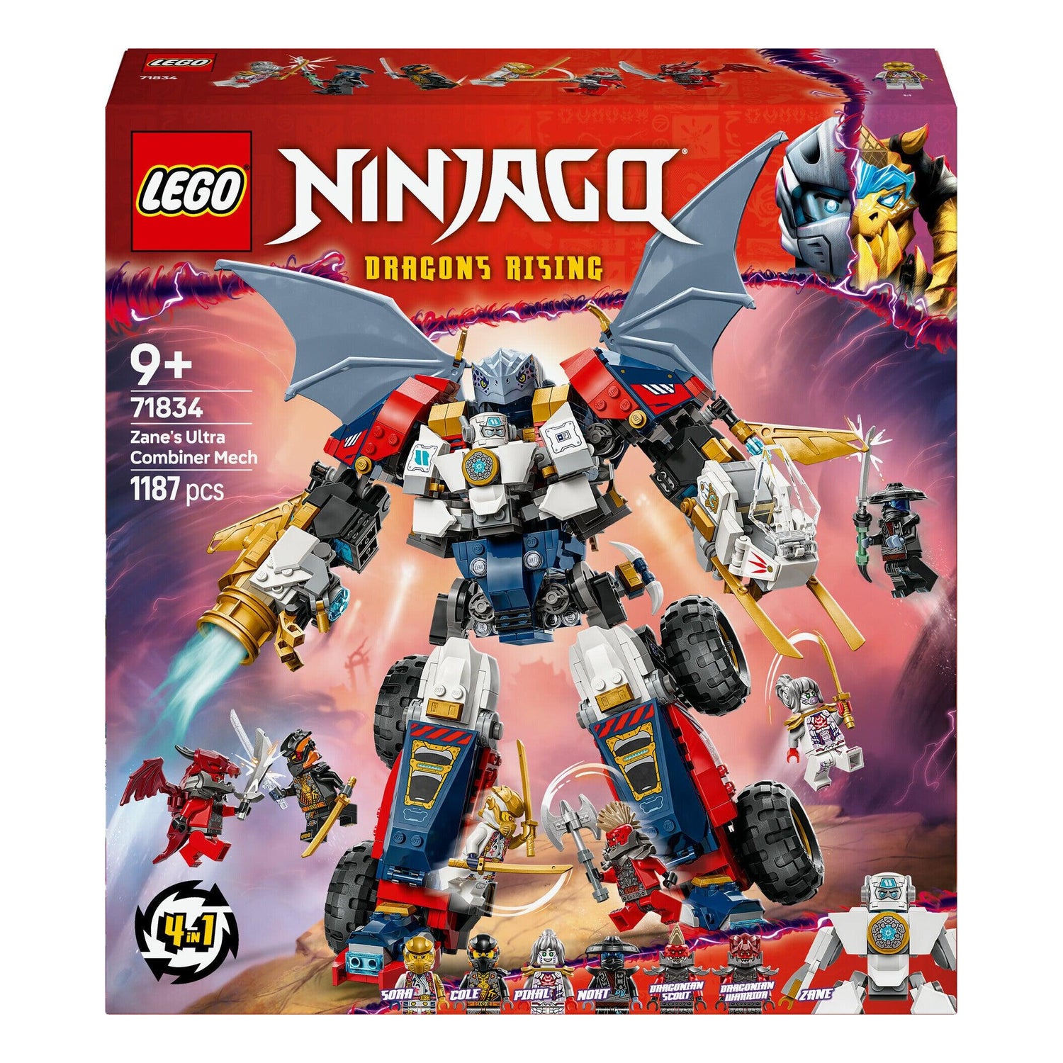 LEGO Ninjago - Robô Ultra Combinador do Zane - 71834