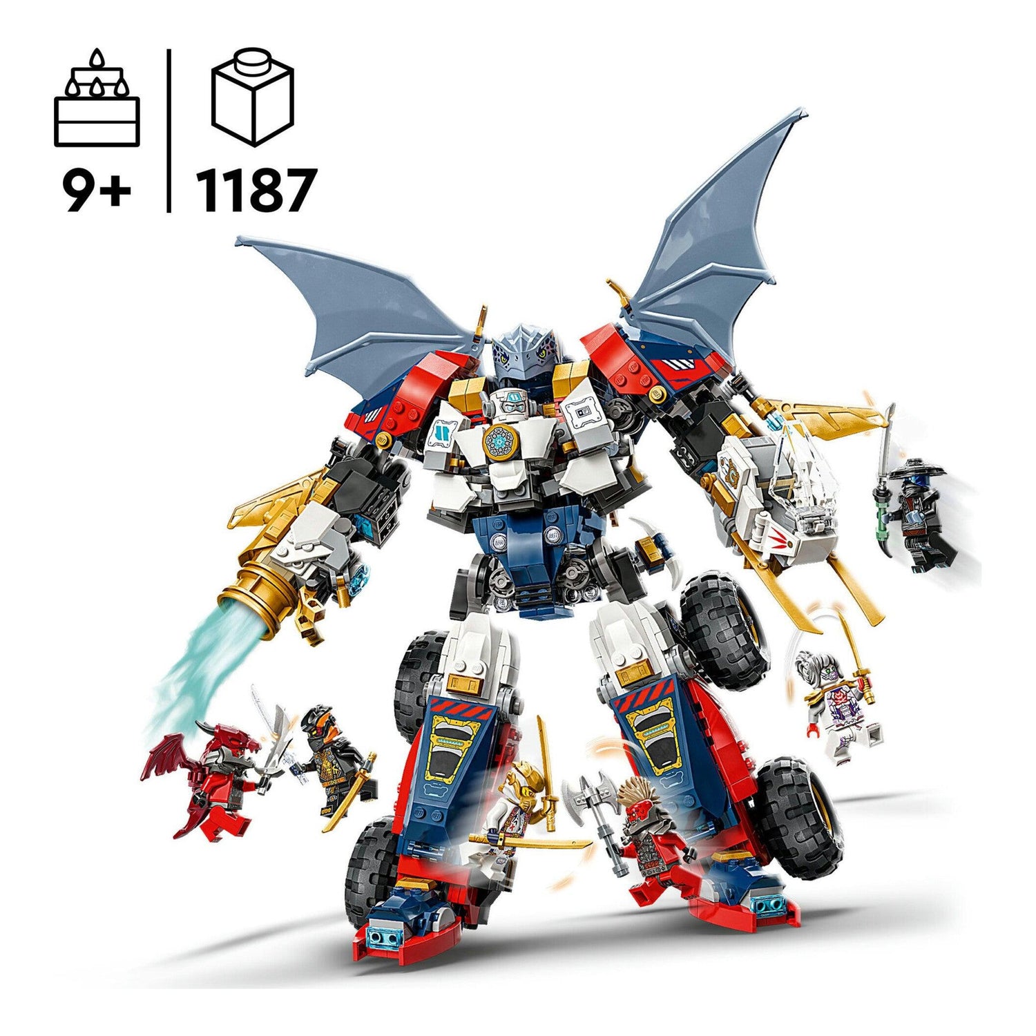LEGO Ninjago - Robô Ultra Combinador do Zane - 71834