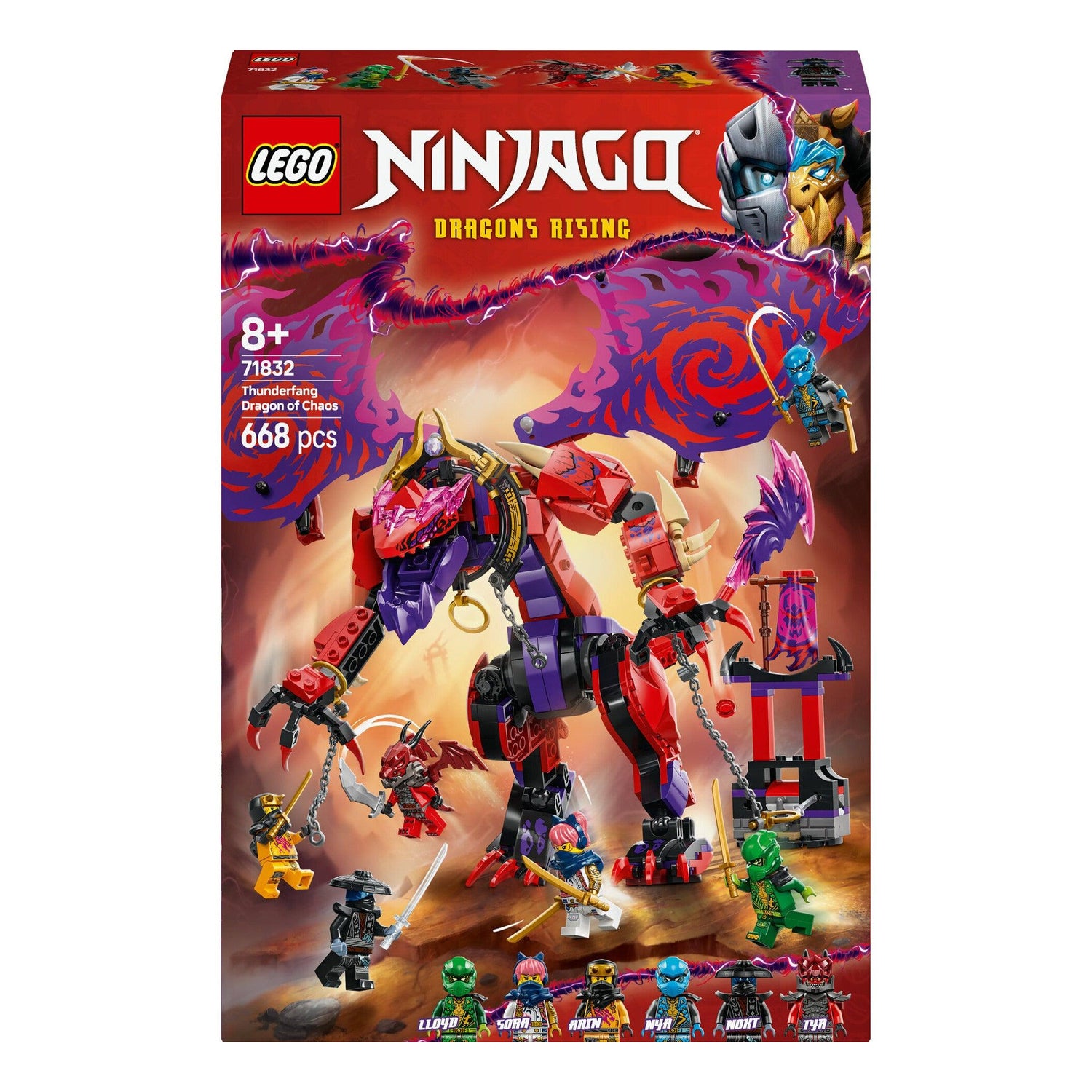 LEGO Ninjago - Presa do Trovão – Dragão do Caos - 71832